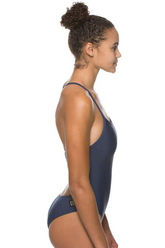 Perry Fixed-Back Onesie - Navy